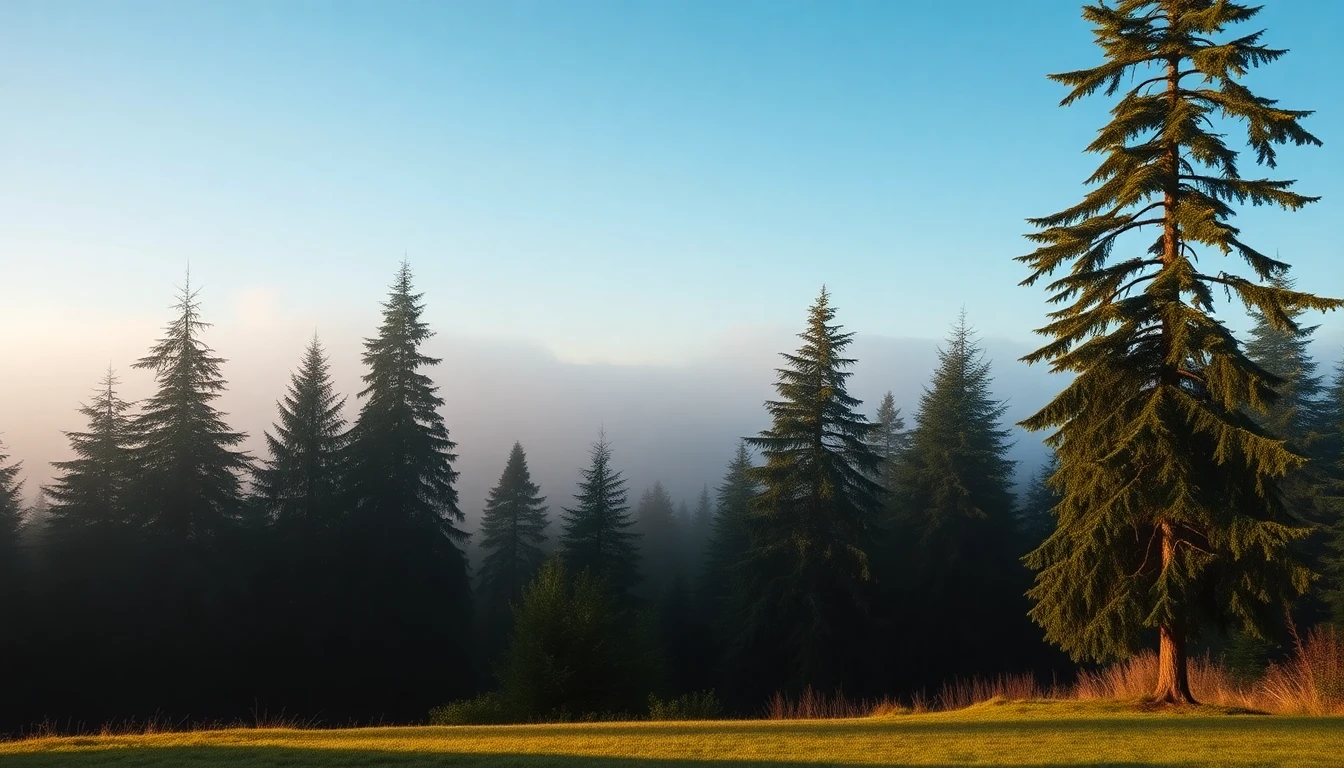 A quiet Oregon landscape in soft morning light